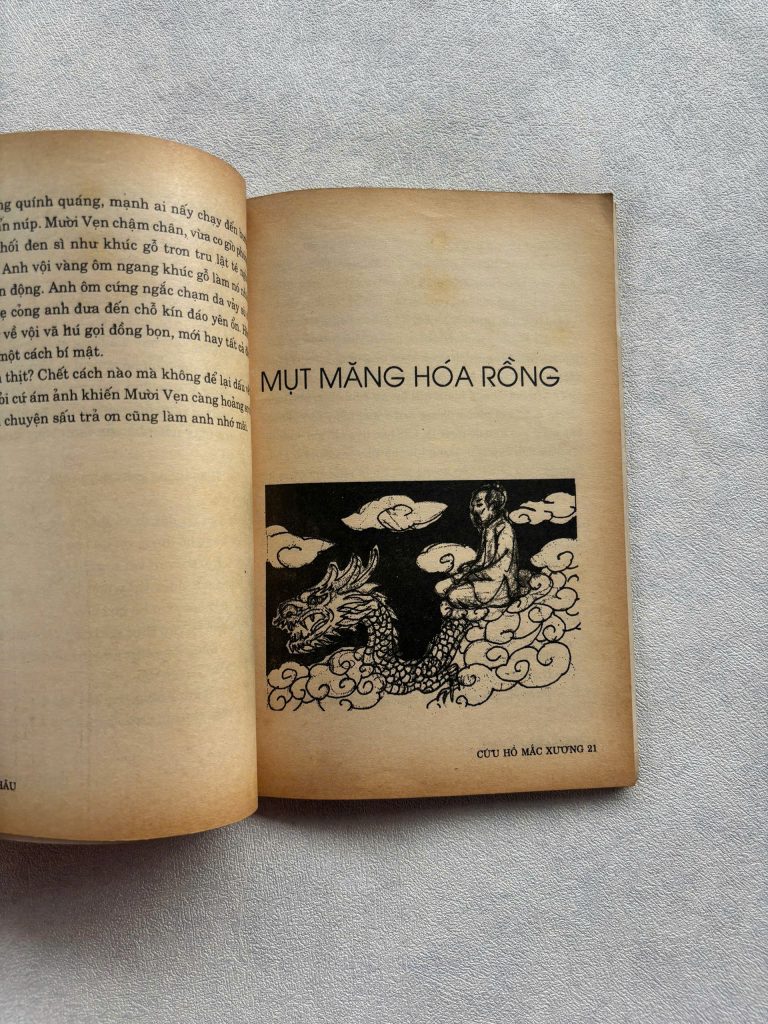 Sách cũ Mụt Măng Hóa Rồng